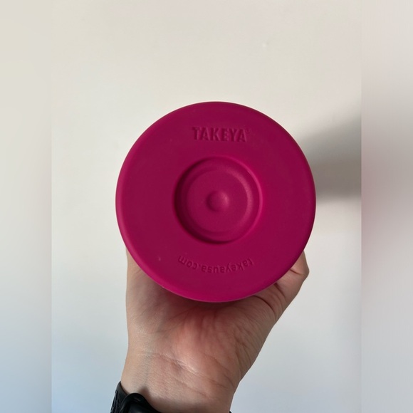 Takeya Pickleball Insulated Stainless Steel Water Bottle With Spout Lid - Pink - Picture 4 of 4